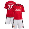 Officiële Voetbalshirt + Korte Broek Manchester United McTominay 39 Thuis 2023-24 - Kids